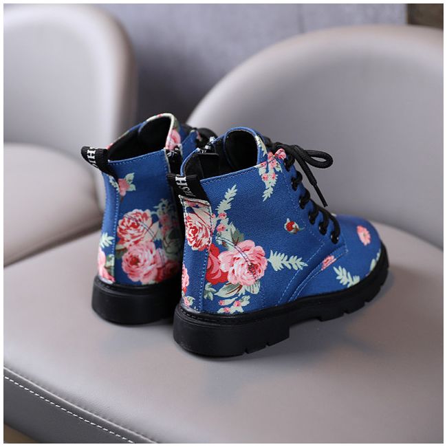 Ghete NEIMBLANITE albastre - Flowers LI629-5-bo4