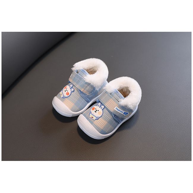 Pantofi imblaniti bleu - Fashion bunny MDXHM2353-1-s1