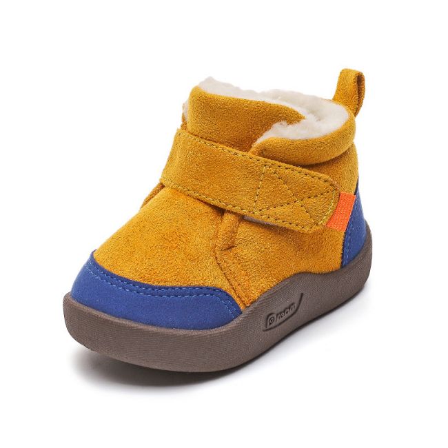 Pantofi imblaniti galben mustar - Wello MD7711-1-p25