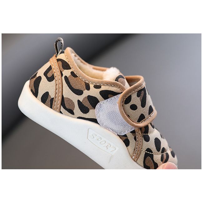 Pantofi imblaniti pentru fetite - Animal print LIBY1107-1-AC