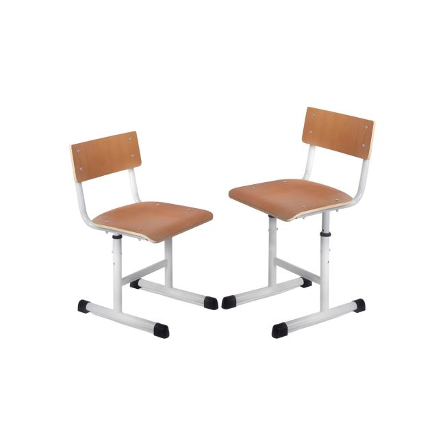 Scaun birou scolar reglabil pe inaltime, natur drm10239