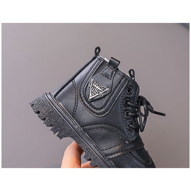 Ghete negre imblanite - Fashion LING-F835-5-ca