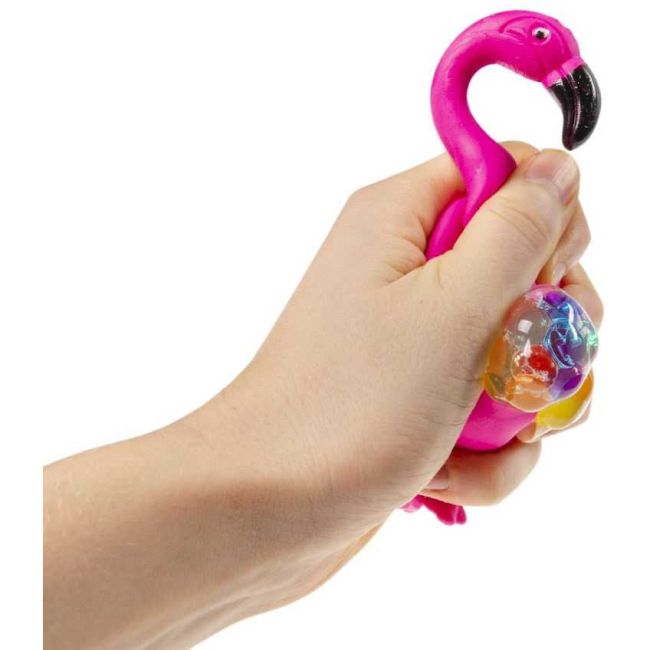Jucarie antistres Squeeze Ball Flamingo LG Imports LG9278 BBJLG9278_Roz Inchis