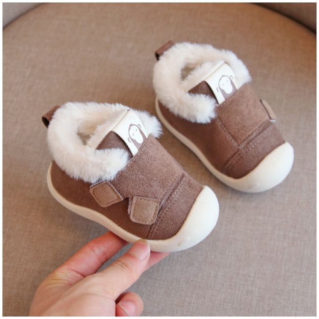 Pantofi maro imblaniti - Snow LIHYW21-2-sa47