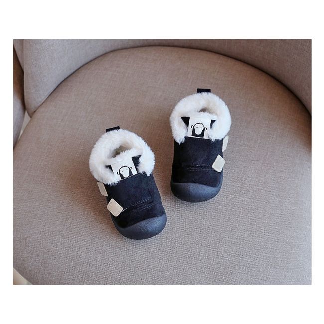 Pantofi negri imblaniti - Snow LIHYW21-4-de4