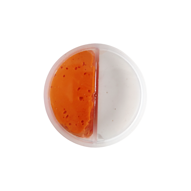 Plastilina saritoare Neon 2 culori 7x6cm LG Imports LG9421 BBJLG9421_Alb/Portocaliu