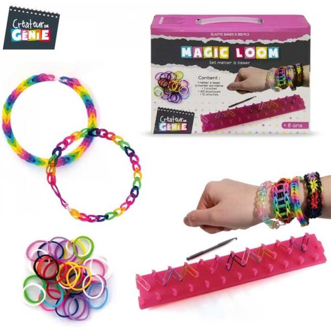 Set creativ elastice Magic Loom, un suport si accesorii incluse, 314 piese CMP CMPEC3253 BBJCMPEC3253_Initiala