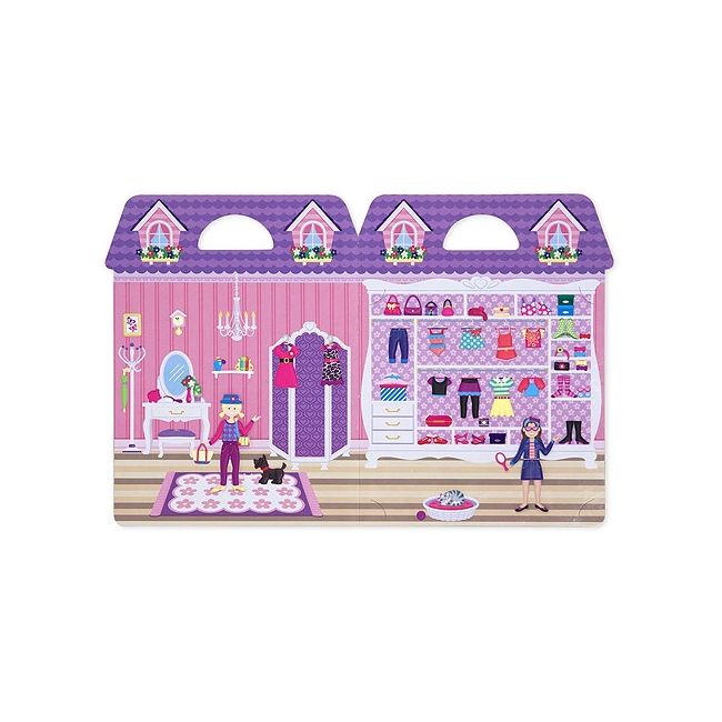 Abtibilduri pufoase imbracaminte melissa and doug - okemd2195