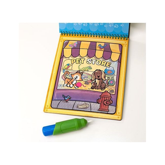 Apa magica carnet de colorat animale melissa and doug - okemd5376