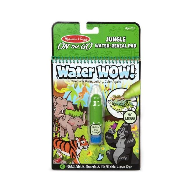 Carnet reutilizabil cu activitati si jocuri jungla - melissa & doug - okemd30176
