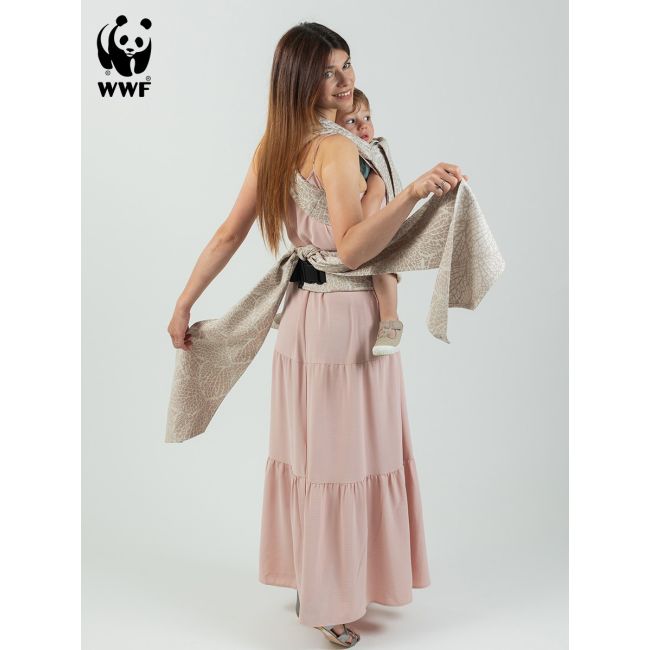 Marsupiu isara quick half buckle majestic ivory forest