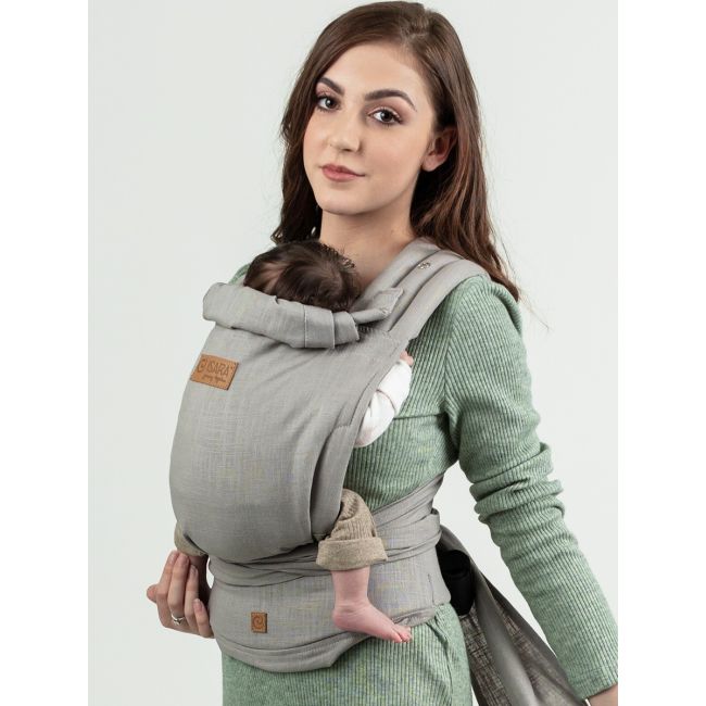 Marsupiu isara quick half buckle misty linen