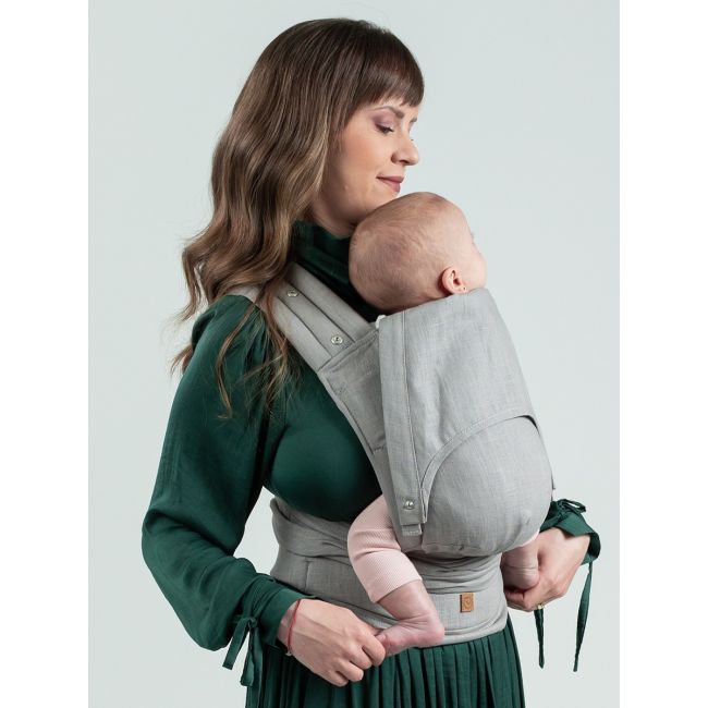 Marsupiu isara quick half buckle misty linen