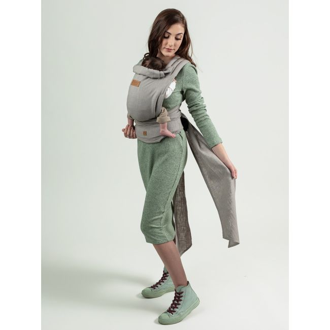 Marsupiu isara quick half buckle misty linen