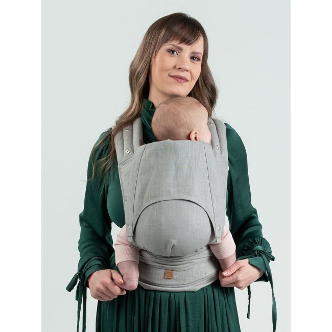 Marsupiu isara quick half buckle misty linen