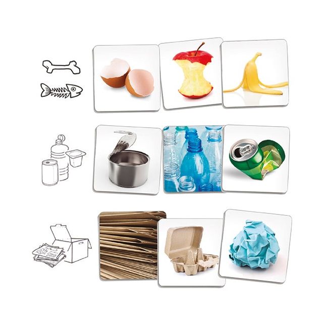 Joc de logica si asociere protejam mediul: separam si reciclam - okeakr20552