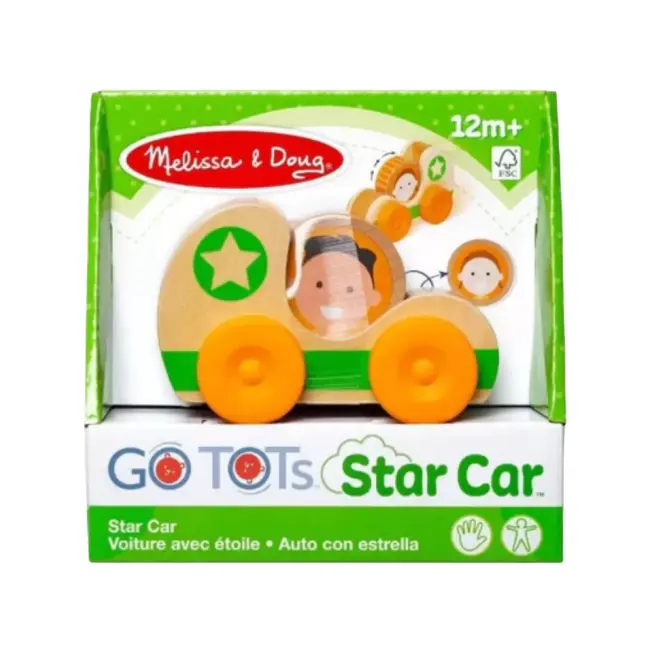 Masinuta din lemn green star colectia go tots - okemd30748