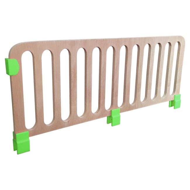 Paravan Protectie Tip Grilaj Din Lemn Pentru Paturi Copii - Verde - Pc-par-grn