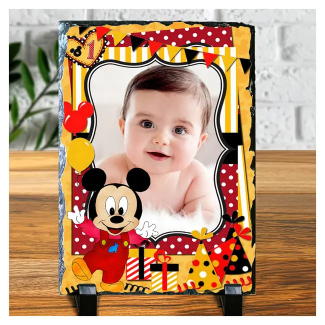 Placa Ardezie Bebe Mickey
