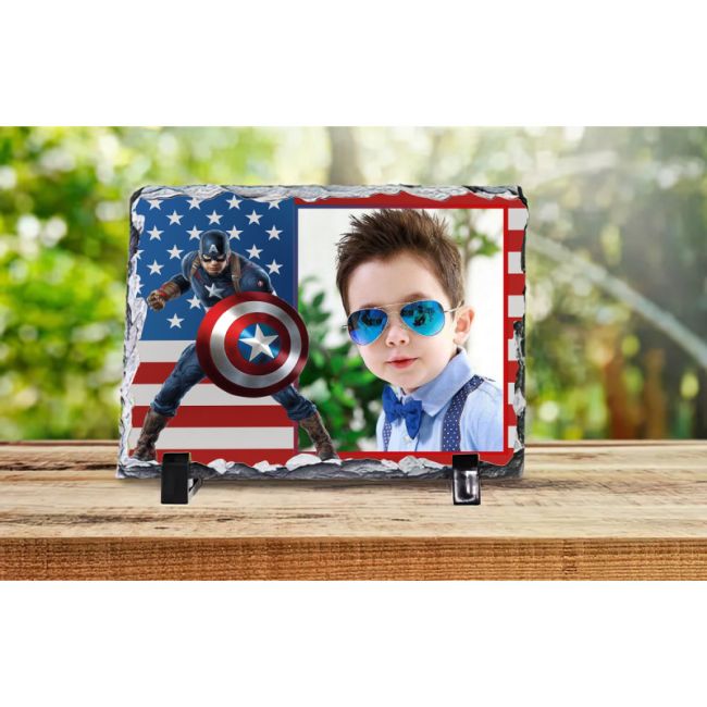 Placa ardezie captain america