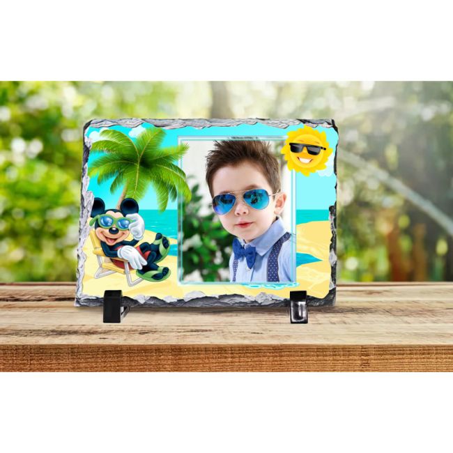 Placa Ardezie Mickey La Plaja