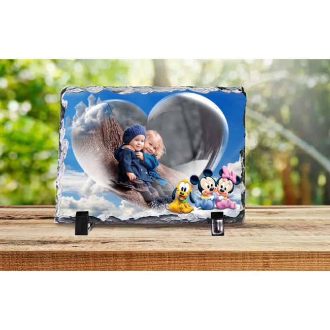 Placa Ardezie Minnie Si Mickey Mouse 1