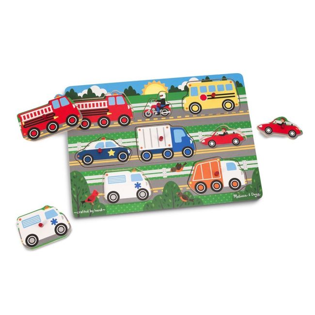 Puzzle din lemn vehicule cunoscute - okemd9051