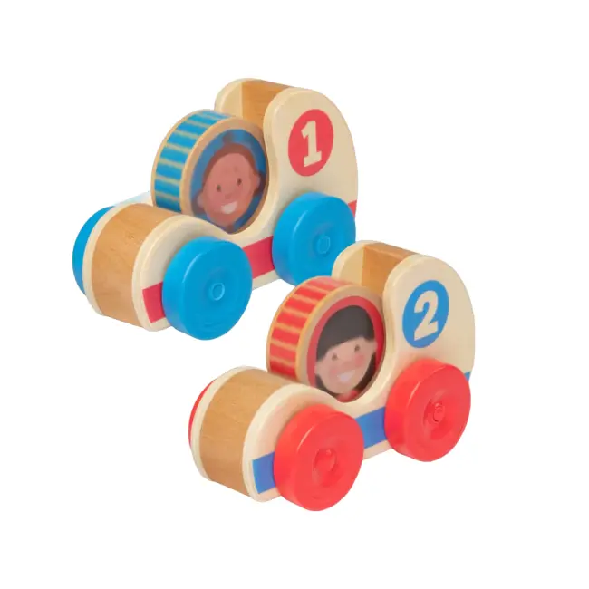 Set de doua masinute din lemn colectia go tots - okemd30737