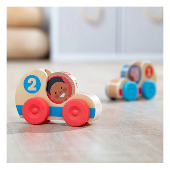 Set de doua masinute din lemn colectia go tots - okemd30737