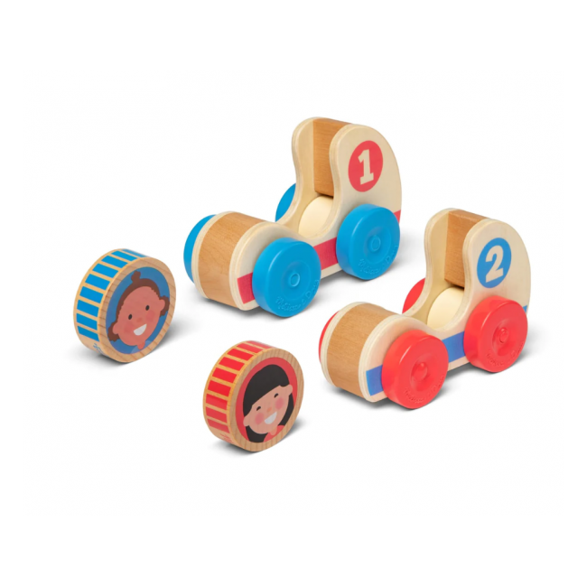 Set de doua masinute din lemn colectia go tots - okemd30737