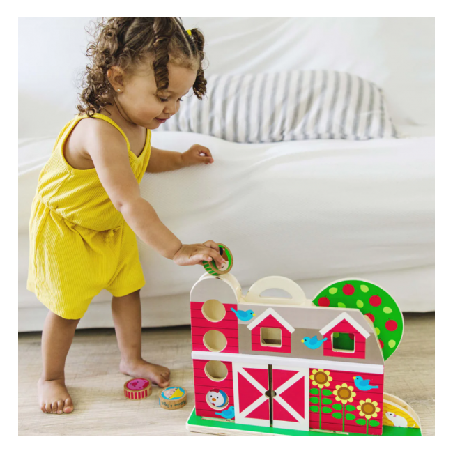 Set de joaca din lemn acrobatii la ferma colectia go tots - okemd30740