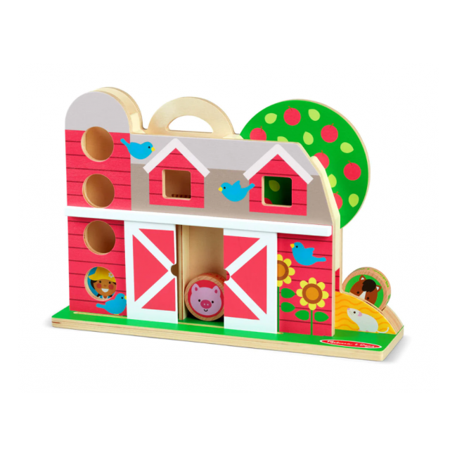 Set de joaca din lemn acrobatii la ferma colectia go tots - okemd30740