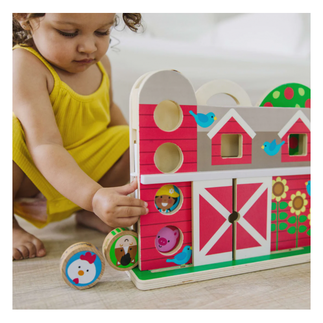 Set de joaca din lemn acrobatii la ferma colectia go tots - okemd30740