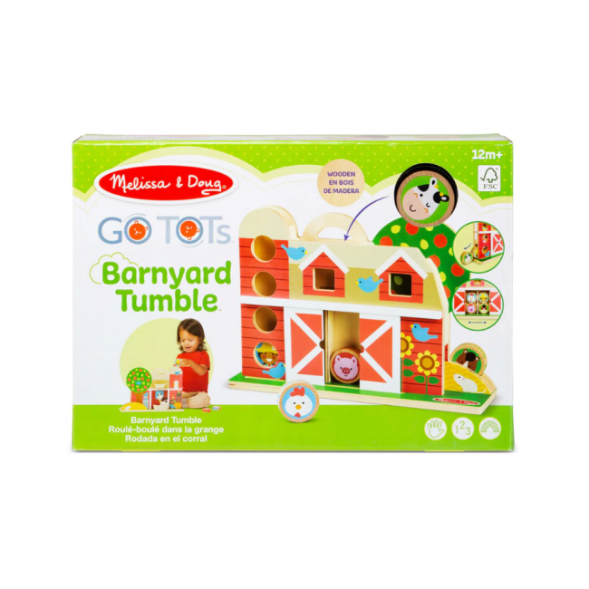 Set de joaca din lemn acrobatii la ferma colectia go tots - okemd30740