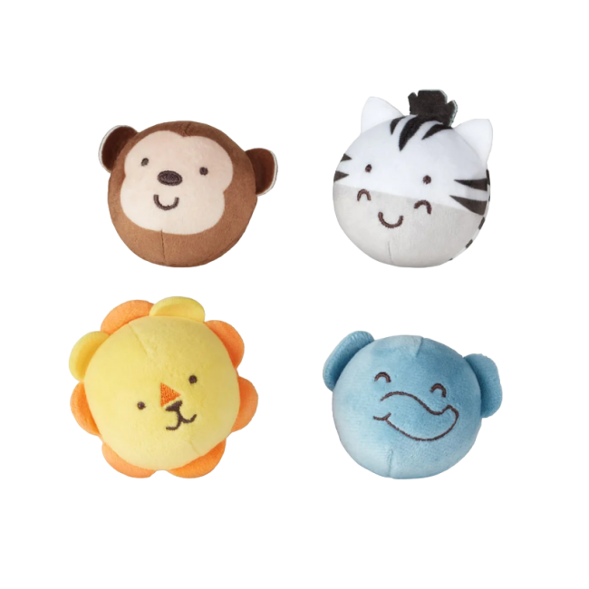 Set de jucarii pentru bebelusi animale safari - okemd30733