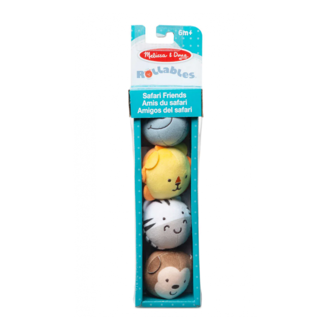 Set de jucarii pentru bebelusi animale safari - okemd30733
