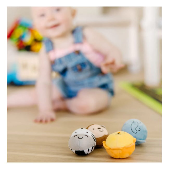 Set de jucarii pentru bebelusi animale safari - okemd30733
