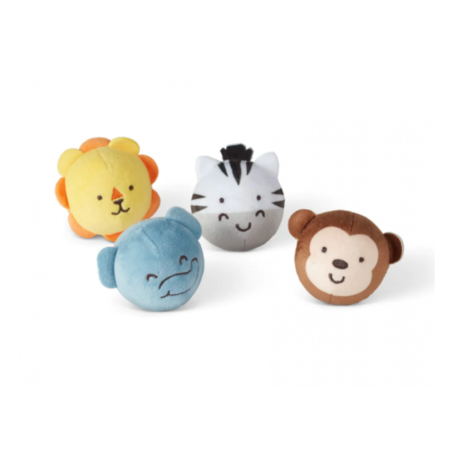 Set de jucarii pentru bebelusi animale safari - okemd30733