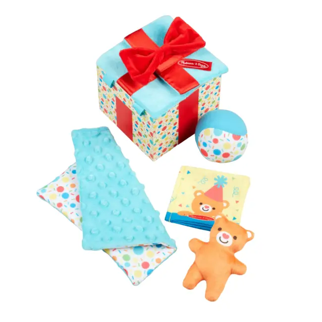 Set jucarii bebe in cutie cadou din lemn - okemd30731