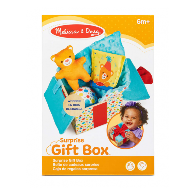 Set jucarii bebe in cutie cadou din lemn - okemd30731