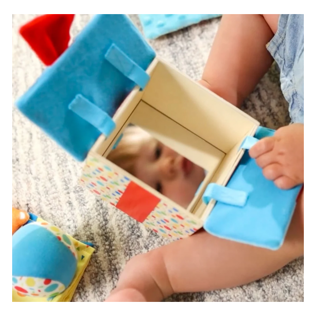 Set jucarii bebe in cutie cadou din lemn - okemd30731