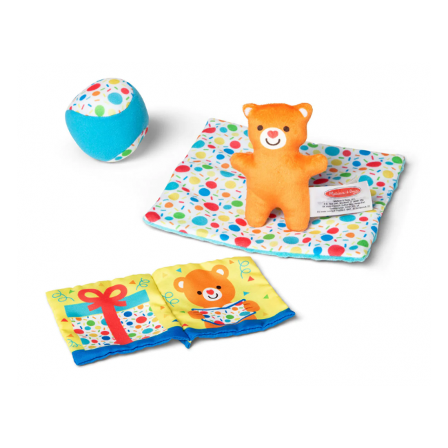Set jucarii bebe in cutie cadou din lemn - okemd30731