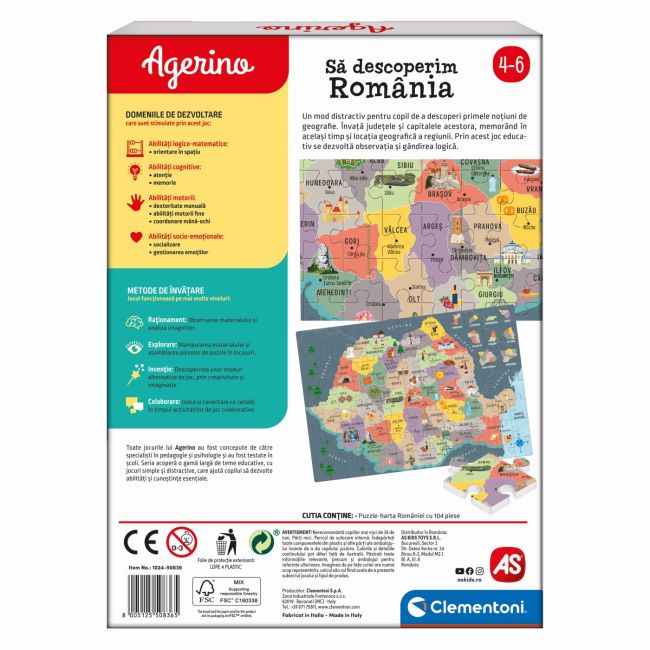 AGERINO SA DESCOPERIM ROMANIA EDUCATIV VIV1024-50836