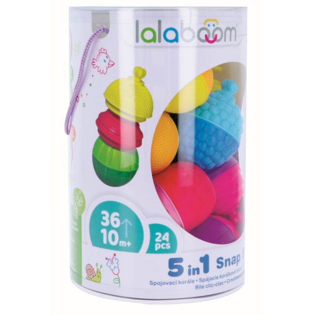LALABOOM JOC DE DEZVOLTARE BEBE MONTESSORI 24 PIESE VIV61868