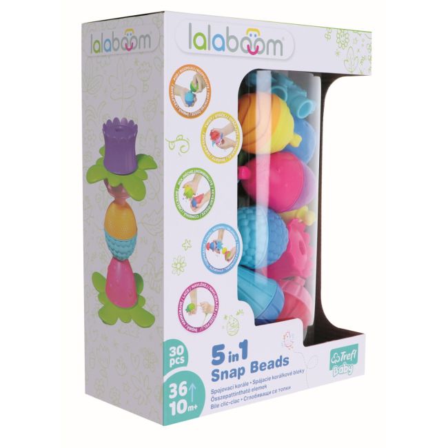 LALABOOM JOC DE DEZVOLTARE BEBE MONTESSORI 30 PIESE VIV61869