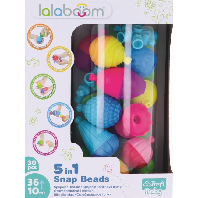 LALABOOM JOC DE DEZVOLTARE BEBE MONTESSORI 30 PIESE VIV61869