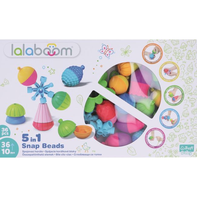 LALABOOM JOC DE DEZVOLTARE BEBE MONTESSORI 36 PIESE VIV61870