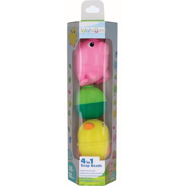 LALABOOM JOC DE DEZVOLTARE BEBE MONTESSORI 6 PIESE VIV61871