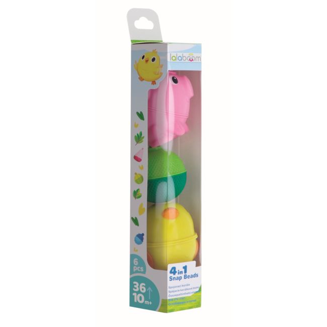 LALABOOM JOC DE DEZVOLTARE BEBE MONTESSORI 6 PIESE VIV61871