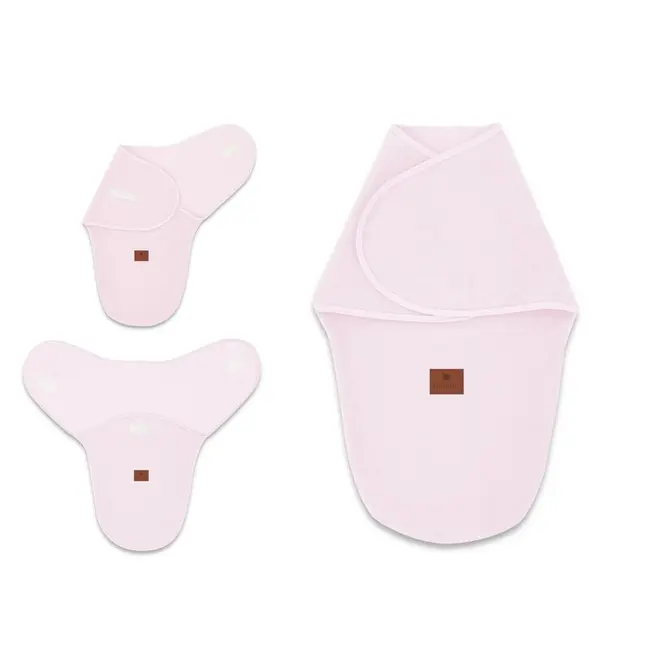 MimiNu - Sistem de infasare bebe, 0 - 3 luni, Din tesatura thermofrotte, Pink BYN6426972023252